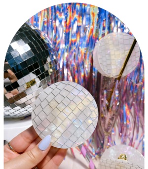 Disco Ball Hair Claw