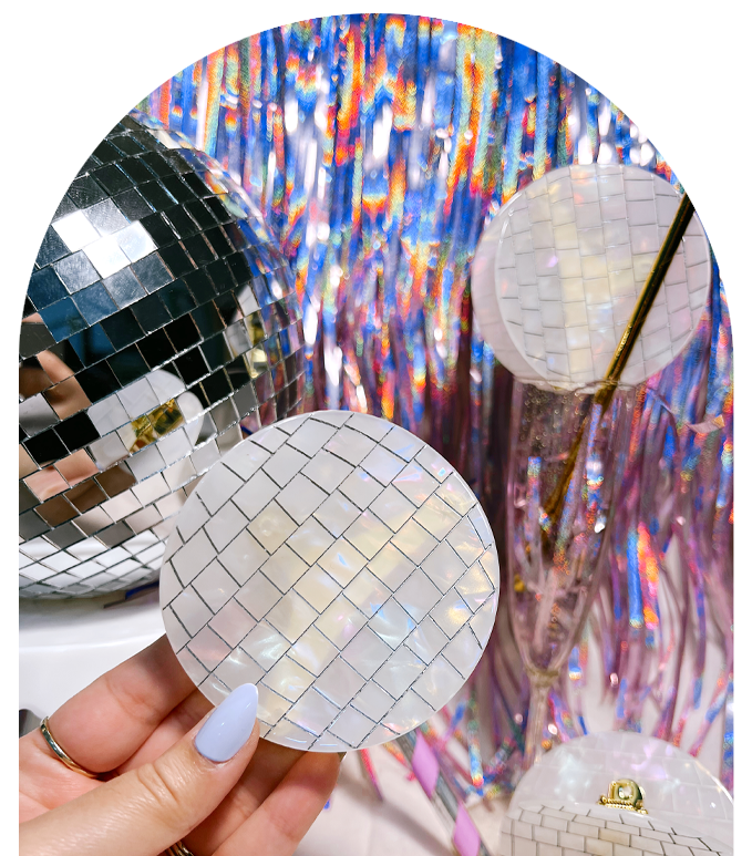 Disco Ball Hair Claw